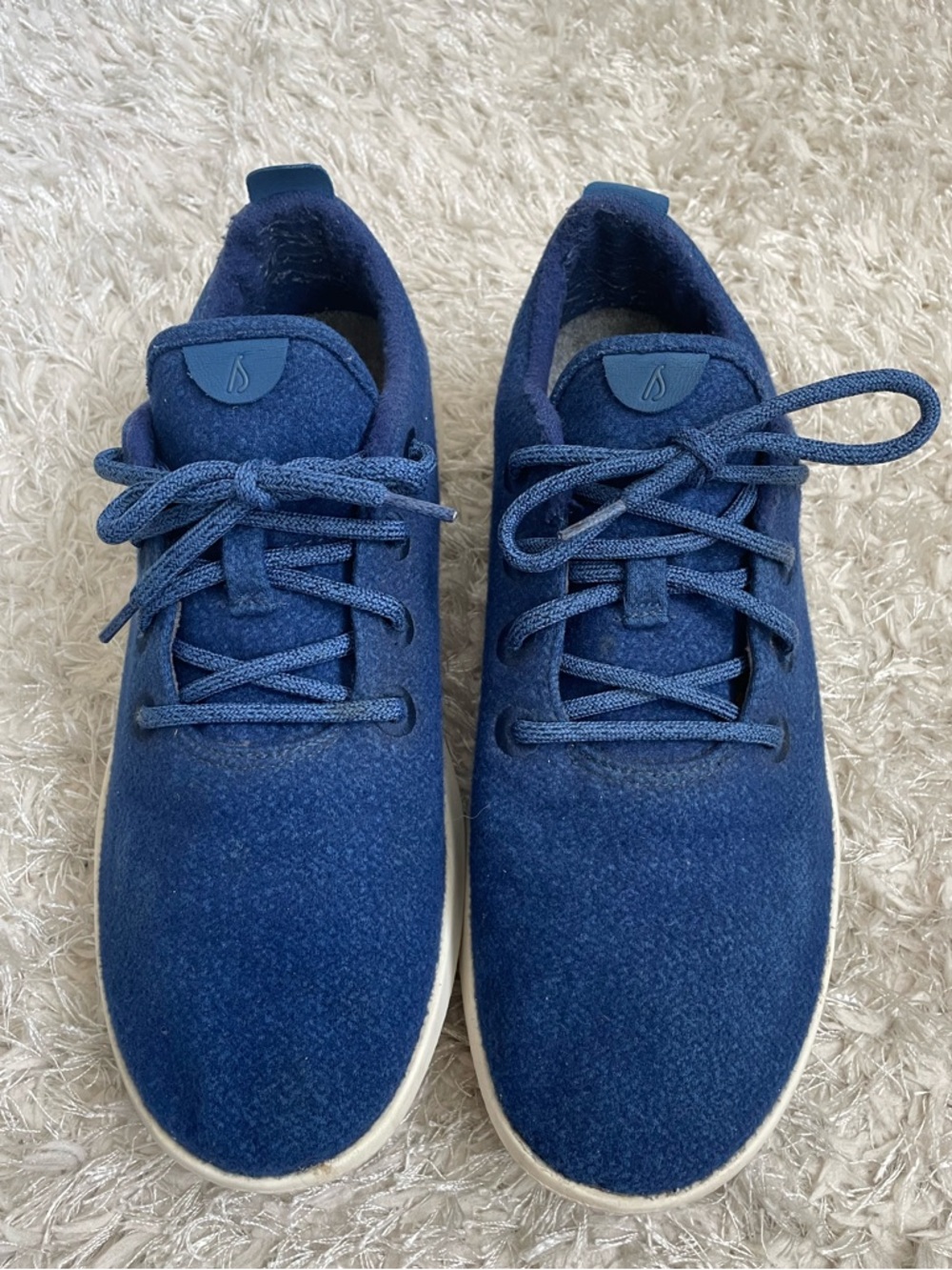 allbirds Men's Wool Runners Blue Sneakers